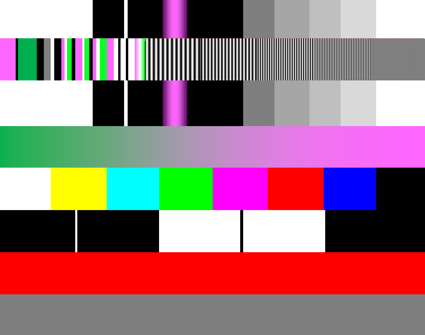 Quintuple Test Pattern - Palms Out Sounds